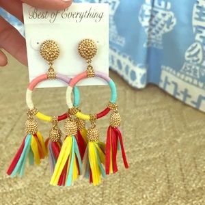 Rainbow Statement Earrings! 🌈